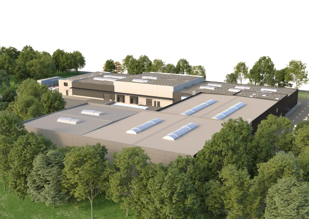 Fotovoltaika na střeše objektu společnosti Triangl, a.s. – fotovoltaické panely na střeše objektu