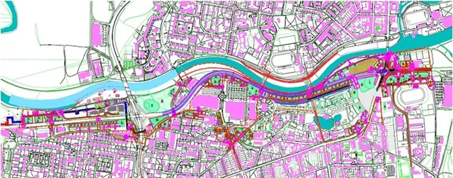 Levý břeh Vltavy České Budějovice – územní studie plynofikace